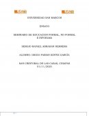 SEMINARIO DE EDUCACION FORMAL, NO FORMAL E INFORMAL