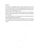 DISCRIMINACION Y ACOSO EN RECURSOS HUMANOS