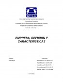 Definicion y caracteristicas de la empresa