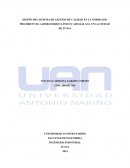 DISEÑO DEL SISTEMA DE GESTION DE CALIDAD EN LA NORMA ISO 9001:2008 EN EL LABORATORIO CLÍNICO CARVAJAL SAS EN LA CIUDAD DE TUNJA