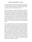 Articulo de opinión sobre la lectura en jovenes