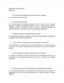 Cuestionario Comportamiento del cunsumidor