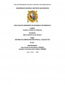 Proyecto: Sistema de colegios FISI