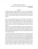 El sistema educativo en México