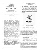 VISITA EMPRESARIAL: CERVECERÍA ANTAÑO