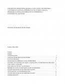 GESTION DE PRUEBAS DE SOFTWARE