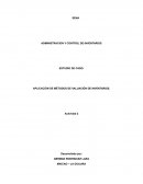Estudio de caso - Aplicación de métodos de valuación de Inventarios