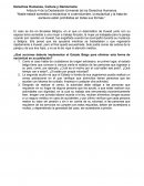 Derechos Humanos, Cultura y Democracia