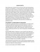 UTILITARISMO Y LA TEORÍA MORAL DE ADAM SMITHI