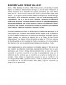 Biografía de César Vallejo