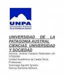 CIENCIA SOCIEDAD Y UNIVERSIDAD