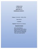 Ejemplo de planeación didáctica