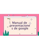 Manual de presentaciones de google