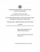 DISEÑO DE PROYECTOS EDUCATIVOS