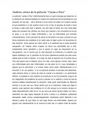 Análisis de la película cartas a Dios