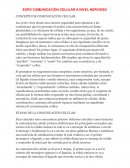 CONCEPTO DE COMUNICACIÓN CELULAR