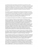 La Constitución Política de los Estados Unidos Mexicanos