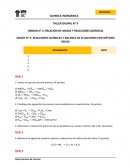 REACCIONES QUÍMICAS Y BALANCE DE ECUACIONES POR MÉTODO REDOX