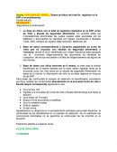 Bases de datos del total de registros en la APP e inconsistencias