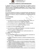 Reglamento interno de la I:E