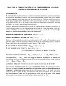 DEMOSTRACIÓN DE LA TRANSFERENCIA DE CALOR EN UN INTERCAMBIADOR DE CALOR