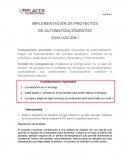 IMPLEMENTACIÓN DE PROYECTOS DE AUTOMATIZACIÓNDATOS
