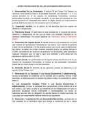 Aspectos Relevantes de las Sociedades Mercantiles