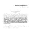Ensayo de La Crisis Humana con relación a los valores