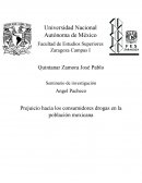 Prejuicio en la poblacion mexicana hacia los consumidores de drogas