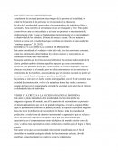 LAS CRITICAS A LA MODERNIDAD