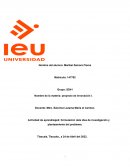 Formulación dela idea de investigación y planteamiento del problema