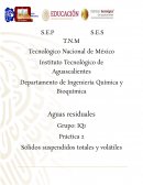 Practica 2 Determinación de solidos suspendidos totales