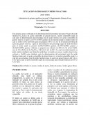 Titulacion acido base en mdio no acuoso