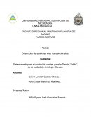 Sistema web para el control de ventas para la Tienda “Estilo”, de la cuidad de Jinotepe, Carazo