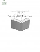 Competencias y habilidades para la adquisición de la Lectoescritura Velocidad Lectora