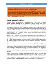 Las preguntas filosóficas. Página 1