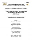 Proceso Atencion de Enfermeria a paciente con histerectomia abdominal
