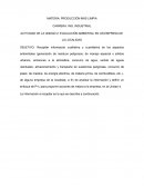 EVALUACIÓN AMBIENTAL EN UN EMPRESA DE LA LOCALIDAD