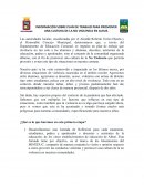 INFORMACIÓN SOBRE PLAN DE TRABAJO PARA PROMOVER UNA CULTURA DE LA NO VIOLENCIA EN ALHUE