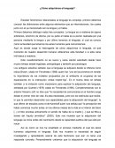 ¿Cómo adquirimos el lenguaje?