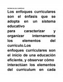 INSTANCIAS DEL CURRÍCULO