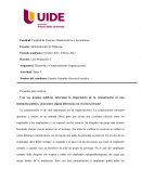 Desarrollo y Comportamiento Organizacional