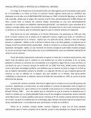 ANALISIS CRÍTICO SORE LA HIPOTESIS DE LA FORMA DEL UNIVERSO