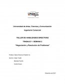 Negociación y resolución de problemas