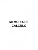 MEMORIA CALCULO SANITARIA