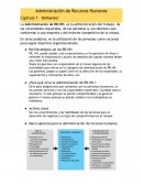 Administración de Recursos Humanos. Capítulo 1 – Bohlander