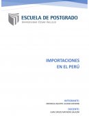 IMPORTACIONES EN EL PERÚ