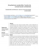 Arquitectura sostenible: fuente de conservación ambiental