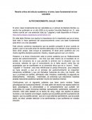 Reseña critica del articulo académico: el amor, base fundamental del ser saludable