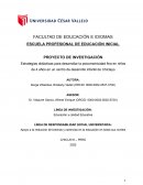 Estrategias didácticas para desarrollar la psicomotricidad fina en niños de 4 años en un centro de desarrollo infantil de Chiclayo